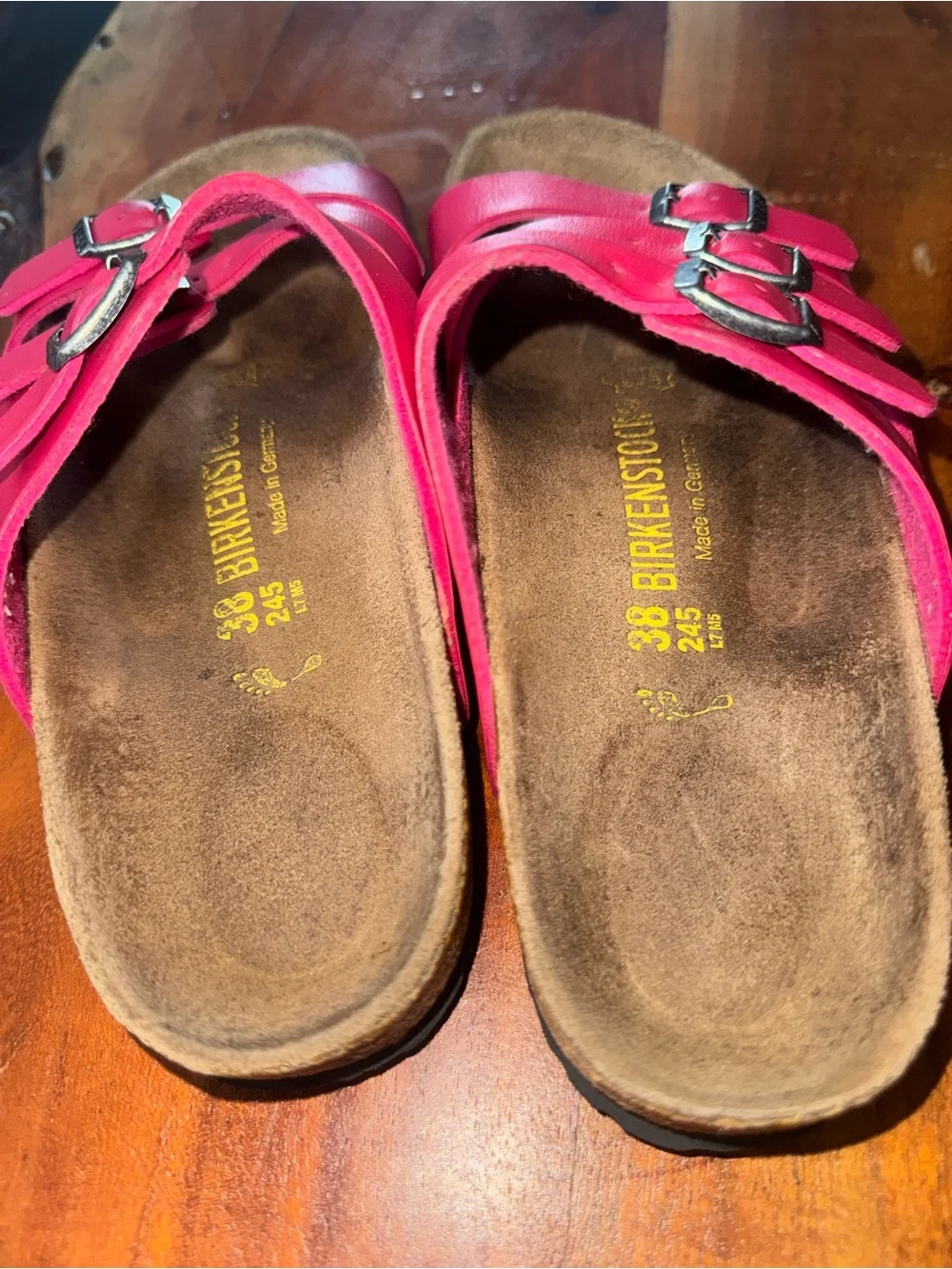 Birkenstock Florida hot pink GUC SZ 7.5